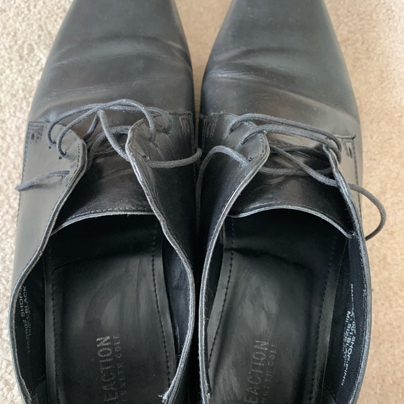 Kenneth Cole black leather men’s dress shoes - Picture 3 of 6